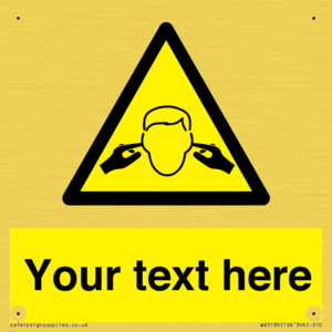 Custom Noise Hazard Sign